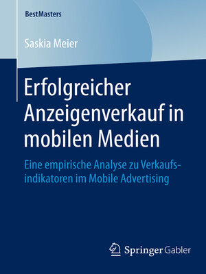 cover image of Erfolgreicher Anzeigenverkauf in mobilen Medien